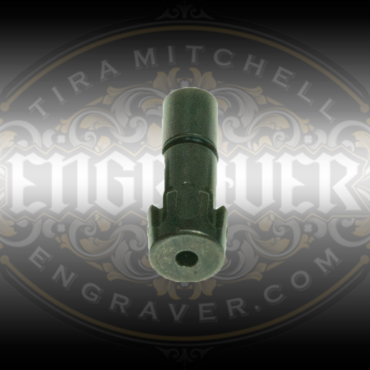 Universal Collet, 3/32 inch bore, for the PulseGraver™ at Engraver.com.  5 Easy index slots to fit gravers of any shape and right or left handed people. Designed for the PulseGraver™ and fits other engraving tools with a 1/4 inch sleeve and a tab to prevent rotation.